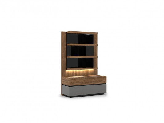 Woonkamer meubels woonwand 320 cm inrichting Bruin Luxe Wandplanken