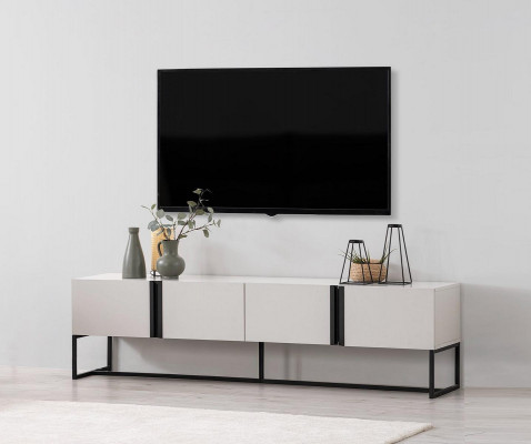 Sideboard TV-stand Kast TV-meubel Woonkamer Wit Hout Modern