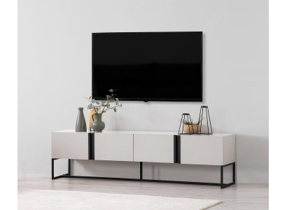 Sideboard TV-stand Kast TV-meubel Woonkamer Wit Hout Modern