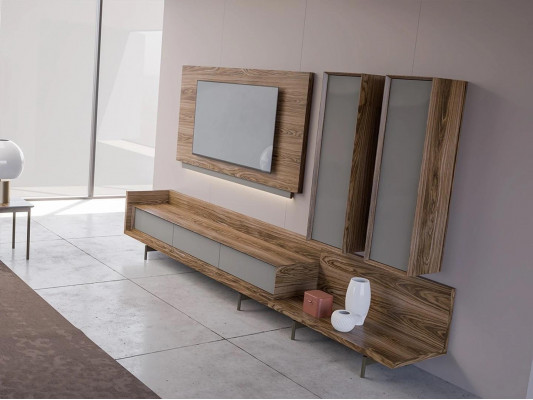 Woonkamer meubels TV-standaard Complete muurkast TV frame Designer inrichting Wohnzimmermöbel TV-Ständer Kompletter Wandkasten TV-Rahmen Designer-Einrichtung