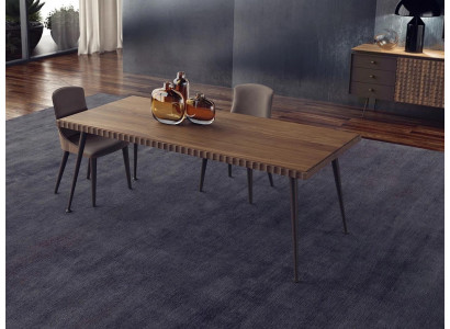 Luxe set van 3 delen tafel hout eettafel eetkamer compleet 4x stoelen meubels