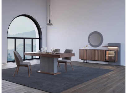 Compleet eetkamer eettafel 4x stoelen Modern meubeldesign Nieuwe inrichting