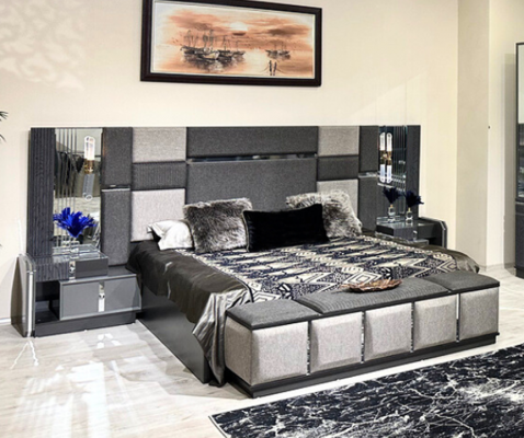 Slaapkamer Luxe Tweepersoonsbed 2x Nachtkastjes Compleet Moderne Inrichting