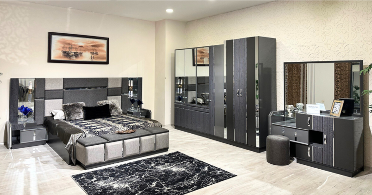 Slaapkamer Luxe Tweepersoonsbed 2x Nachtkastjes Compleet Moderne Inrichting