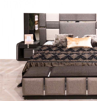 Slaapkamer Luxe Tweepersoonsbed 2x Nachtkastjes Compleet Moderne Inrichting