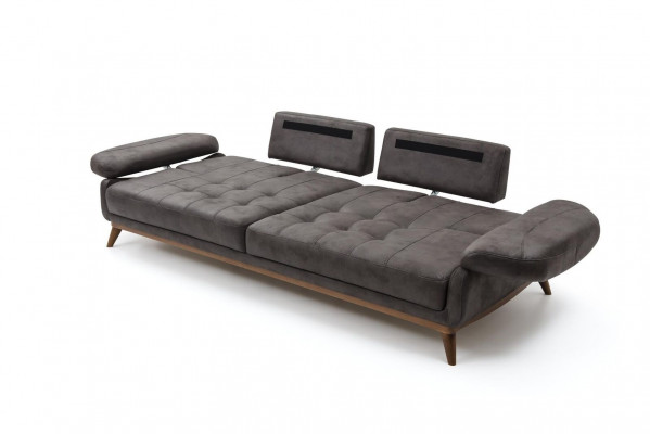 Designer Grijze-Gele Loungeset Luxe Fauteuil Moderne Driepersoonsbank 2-delig