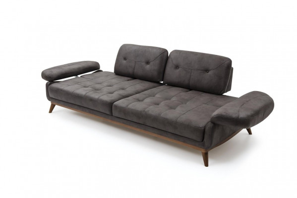 Designer Grijze-Gele Loungeset Luxe Fauteuil Moderne Driepersoonsbank 2-delig