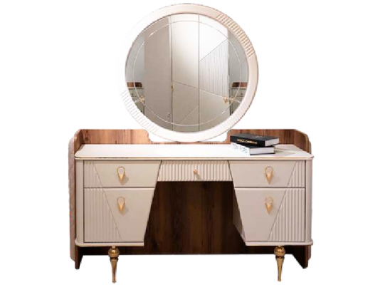Luxe make-up tafel met spiegel Moderne inrichting Slaapkamer design meubels