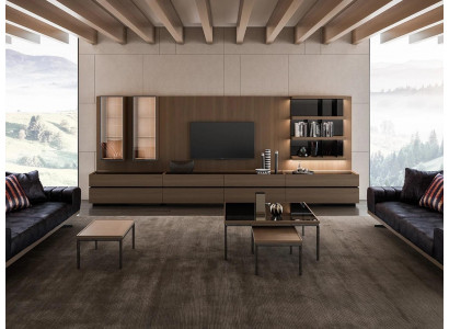 Wandmeubel Woonkamer TV-standaard Complete muurkast TV frame Houten meubels