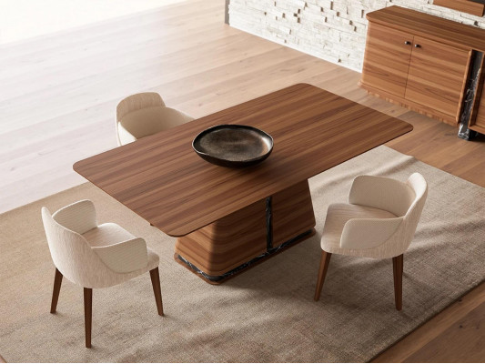 Moderne eetkamer eettafel 4x stoelen eetkamerset dressoir luxe meubels 2x spiegels