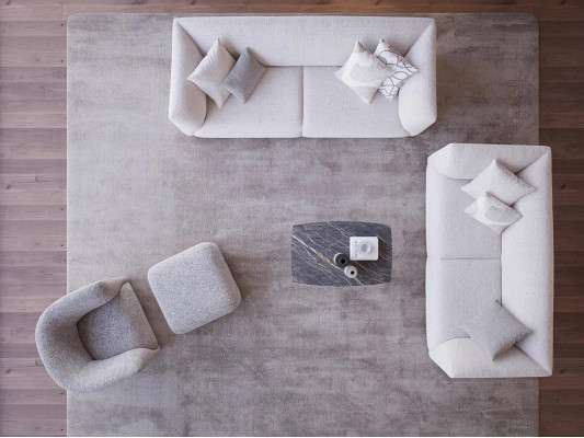 Woonkamermeubilair 4-delig bankstel 2x driezitsbank luxe voetenbankje nieuw fauteuil  Woonkamermeubilair 4-delig bankstel 2x driezitsbank luxe voetenbankje nieuw fauteuil