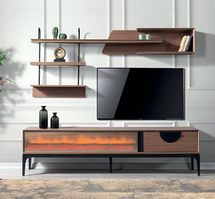 TV-stand Woonkamer Ontwerp Inrichting Moderne Nieuwe Inrichting