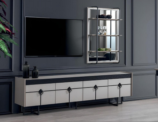 Wandmeubel Muurplanken Compleet TV-standaard Woonkamer Set Nieuwe Inrichting