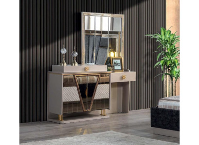 Moderne make-uptafel luxe meubels spiegel Nieuwe inrichting slaapkamer