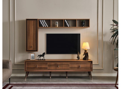 Woonkamerset TV-standaard wandkast plank luxe meubilair modern set nieuw