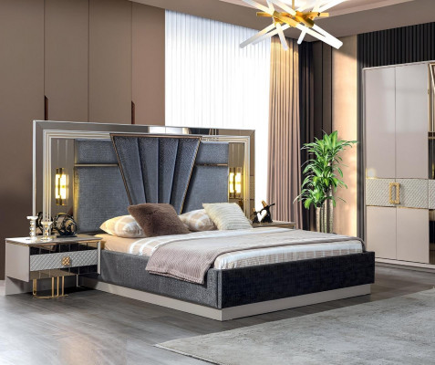 Slaapkamer set Bed met 2x nachtkastjes Compleet luxe inrichting Modern