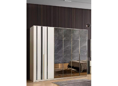 Kledingkast Luxe Slaapkamer Houten Kast Glas Kast Meubelontwerp