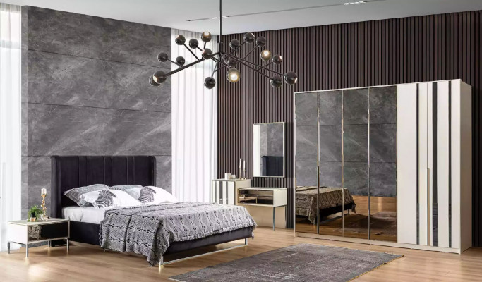 Kledingkast Luxe Slaapkamer Houten Kast Glas Kast Meubelontwerp