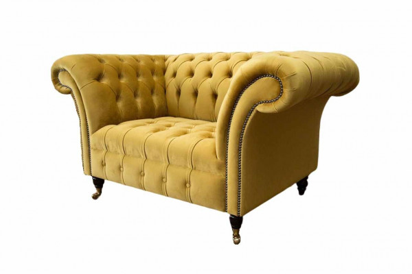 Chesterfield bankstel 2+1 zitter design gestoffeerd modern garnituur.