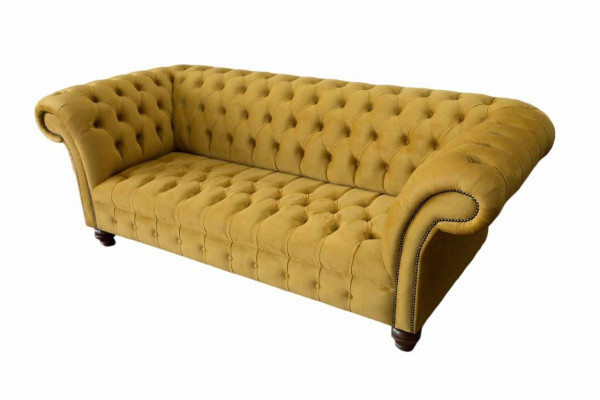 Luxe Chesterfield bankstel 2x 2 zits bankstel Textiel Moderne bankstellen Nieuwe set