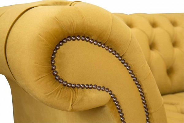 Luxe Chesterfield bankstel 2x 2 zits bankstel Textiel Moderne bankstellen Nieuwe set