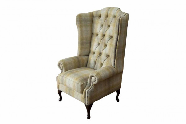 Fauteuil Bank Bekleding Zitje Designer Stof 1-zits Bekleding Chesterfield