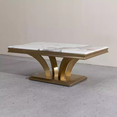 Salontafel Ontwerp Woonkamer Luxe Salontafels Tafels Meubels Goud 115x70