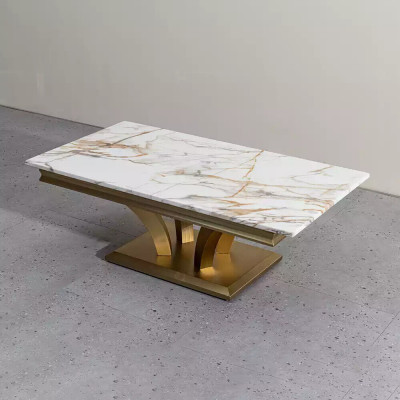 Salontafel Ontwerp Woonkamer Luxe Salontafels Tafels Meubels Goud 115x70