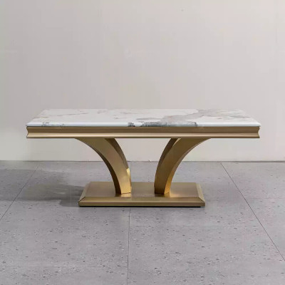 Salontafel Ontwerp Woonkamer Luxe Salontafels Tafels Meubels Goud 115x70