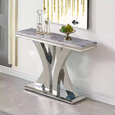 Ontwerp Luxe Console Tafel Console Tafels Roestvrij Staal Ontwerp Sideboard