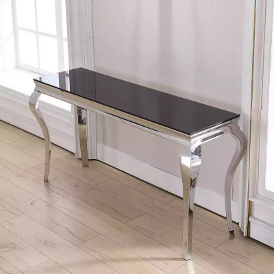 Metalen dressoir roestvrijstalen console tafels dressoir luxe eiken meubelen