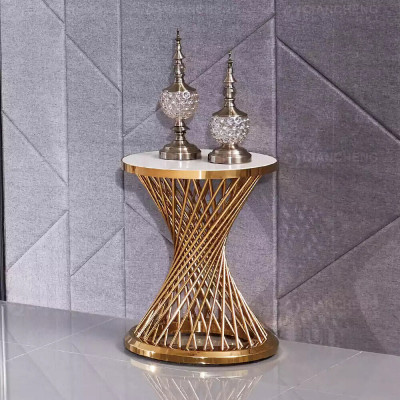Salontafel Ronde bijzettafel Designer tafel Woonkamertafel Roestvrij staal