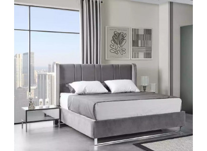 Slaapkamer Set Bed 2x Nachtkastjes Houten Meubelen 3-delig Modern Design Sets