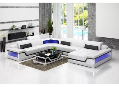 Hoekbank hoekbank bekleding hoekbank 2-delig set Nieuw Moderne woonkamer
