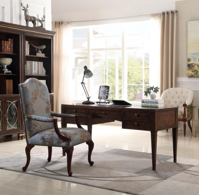 Bureau bruin Computer Kantoor tafel PC Bureau thuiskantoor nieuw
