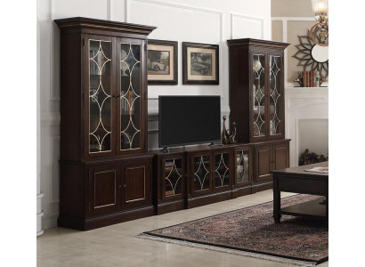 Tv-meubel 2x Vitrine Moderne woonkamer woonkamerset Modern 3-delig