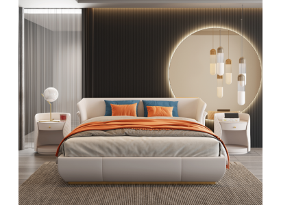 Bed Bekleding Ontwerp Luxe Tweepersoonsbed Slaapkamer 180x200cm Nieuw
