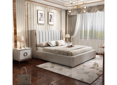 Bedden Ontwerp Dubbel Modern Hotel Frame Slaapkamer Luxe Meubels