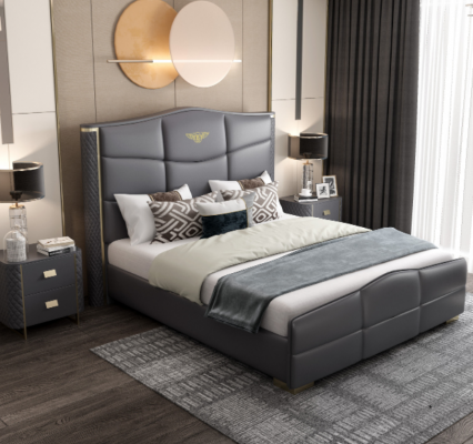 Tweepersoons designbed Moderne luxe slaapkamermeubels Bedframe