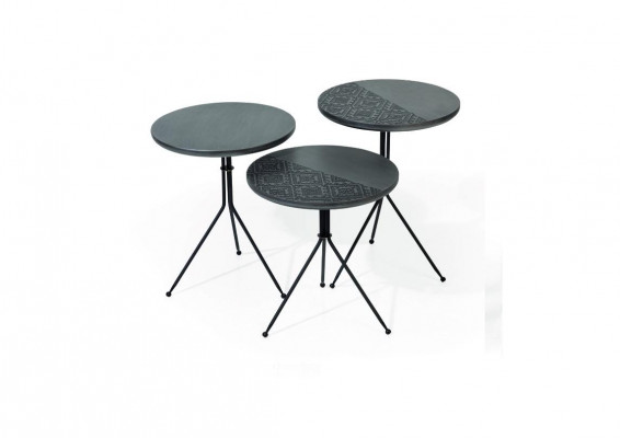 Stel van 3 bijzettafels Designer woonkamertafels luxe salontafel tafel