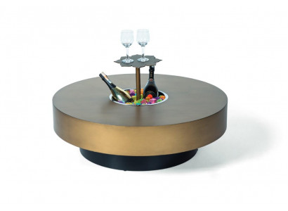 Salontafel modern design goudkleurig meubel elegant woonkamer