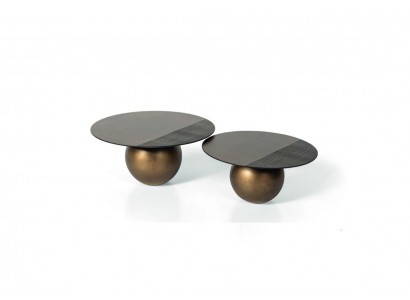 Moderne luxe salontafel dubbel rond 2x salontafel woonkamer meubel tafel