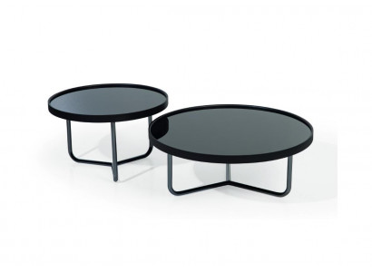 Tafelset 2x salontafel bijzettafel ontwerper woonkamertafel tafels
