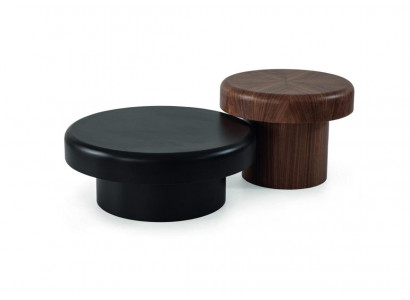 Modern Salontafel Set 2x Salontafels Woonkamer Hout Meubel Ontwerper