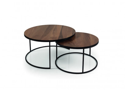 Designer salontafel set 2x woonkamer roestvrij staal hout moderne luxe tafel