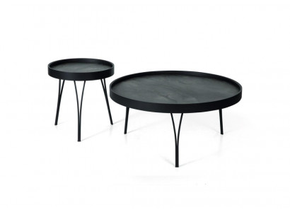 Salontafel Luxe Designer Woonkamertafel Tafels 2x Koffietafel Zwart