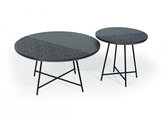 Salontafel Modern Bijzettafel Designer Woonkamertafel Zwart Tafel