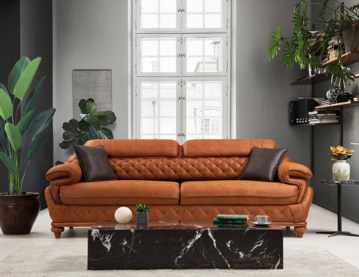 Driepersoonsbank Bank Woonkamer Bankstellen Modern Design Luxe Meubels