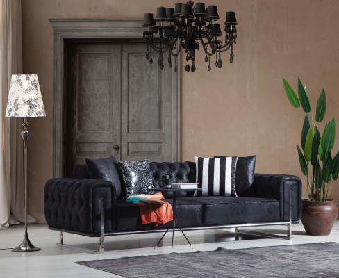 Driezitsbank Bank Ontwerp Chesterfield Luxury Meubels Bankstel Woonkamer