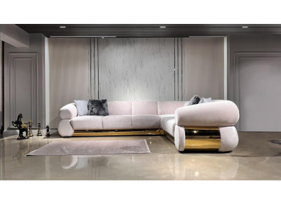 Luxe hoekbank L-vorm Woonkamer Modern Design Meubels Zitmeubilair Nieuw